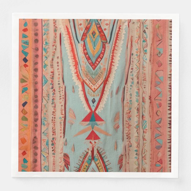 Native America Pattern Serviette (Vorderseite)