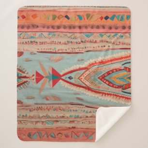 Native America Pattern Sherpadecke