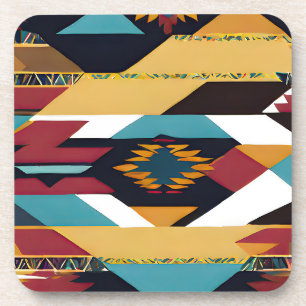 Native American Abstract Tribute 02 Getränkeuntersetzer
