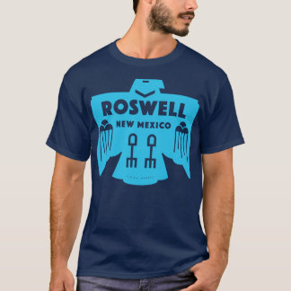 Native American Bird Roswell New Mexico Blue T-Shirt