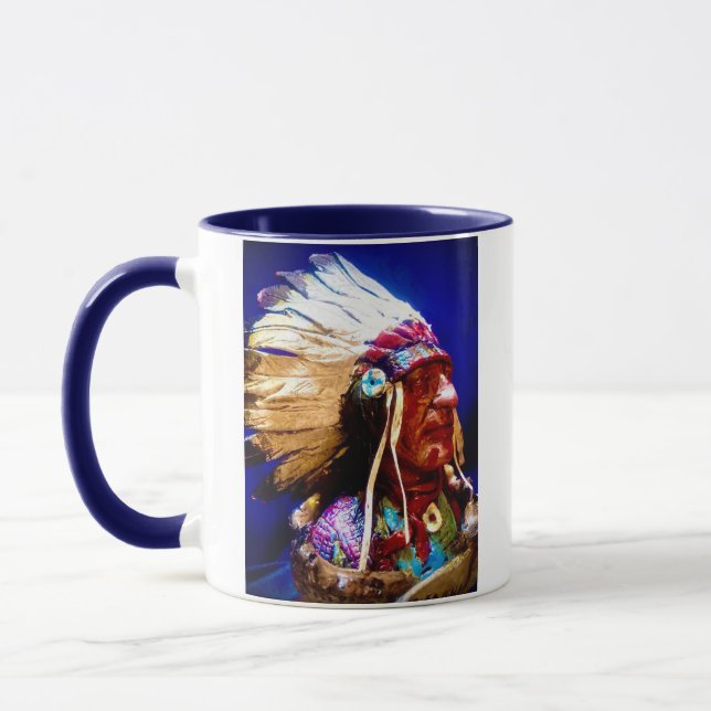 Native American Chief Mug (Gauche)