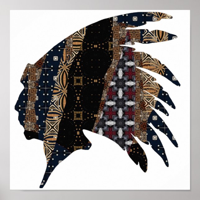Native American Chief Poster (Vorne)