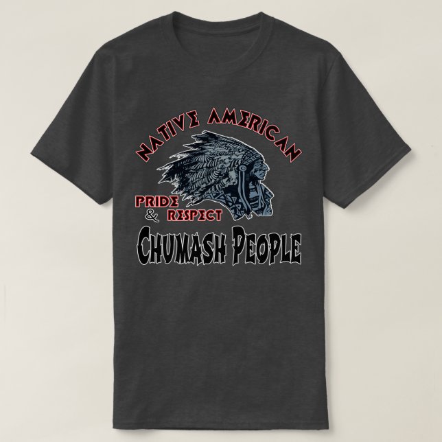 Native American Chumash People  T-Shirt (Design vorne)