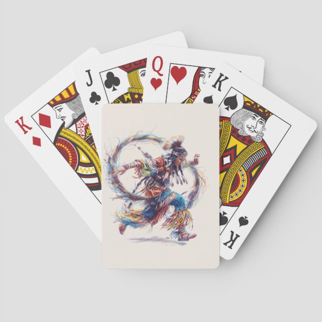Native American Dancer Classic Playing Cards Spielkarten (Rückseite)