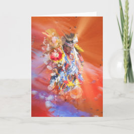 Native American DANCING WOLVES Karte