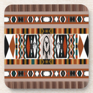 Native American Dreamcatcher Cork Untersetzer