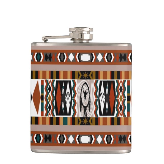 Native American Dreamcatcher Flask Flachmann (Vorderseite)