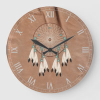 Native American Dreamcatcher Wall Clock