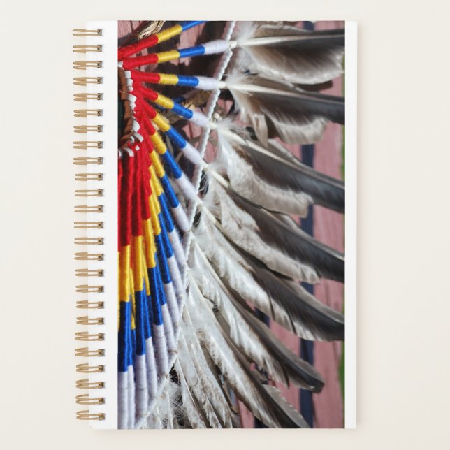 Native American Indian decorated Planner Planer (Vorderseite)