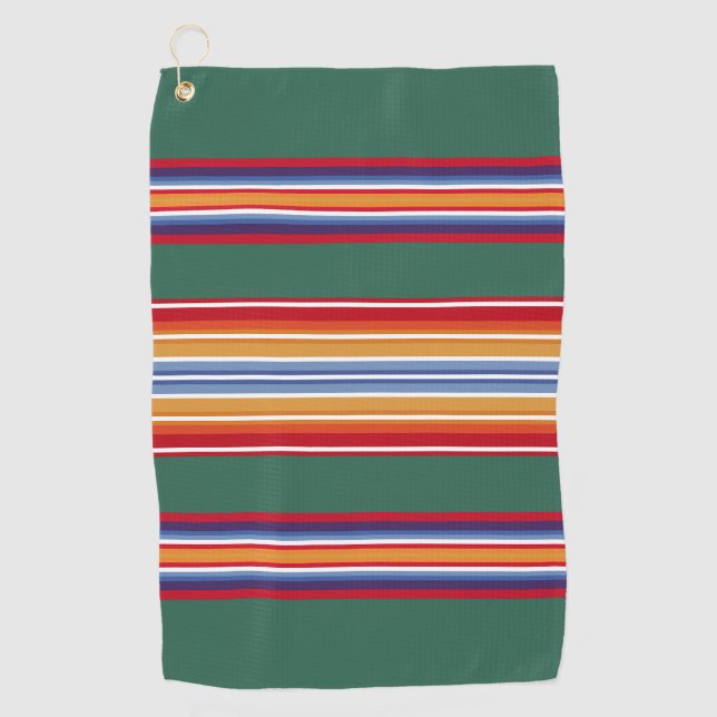 native american indian traditional textile motifs  golfhandtuch (Vorderseite)