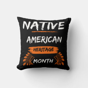 Native American Kulturerbe Monat werfen Kissen