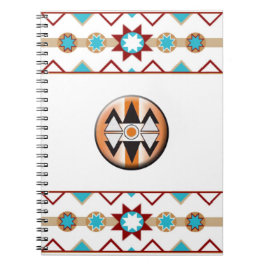 Native American Pattern Notebook Notizblock