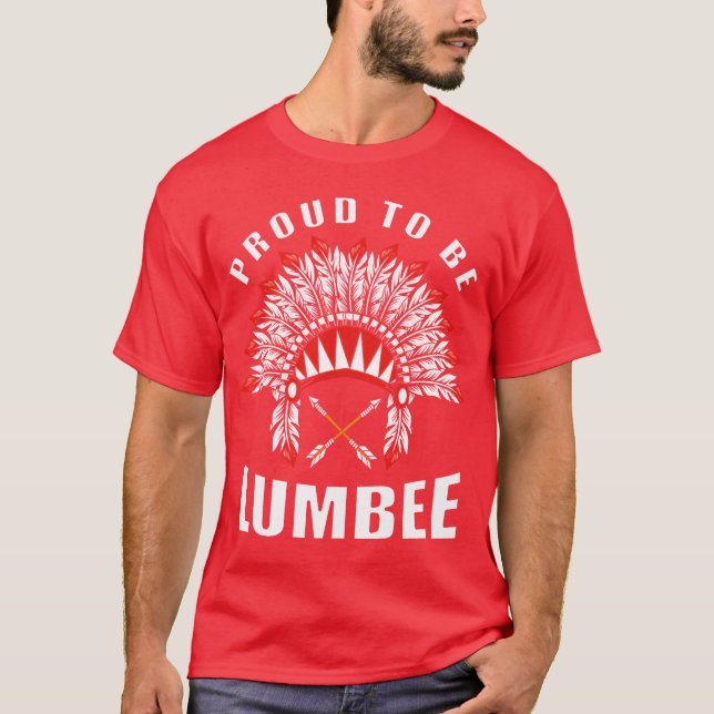 Native American Proudo Be Lumbee 80s gift T-Shirt (Vorderseite)