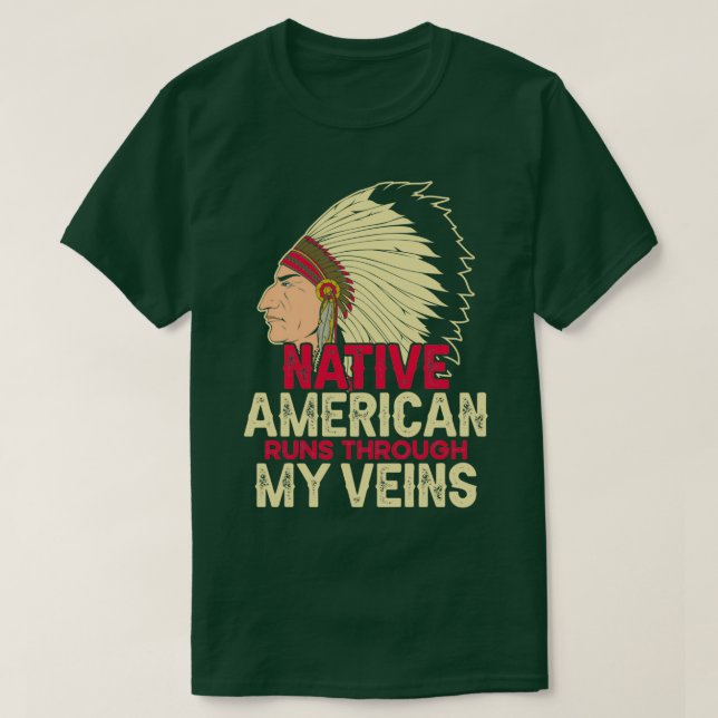 Native American Quote Native American T-Shirt (Design vorne)