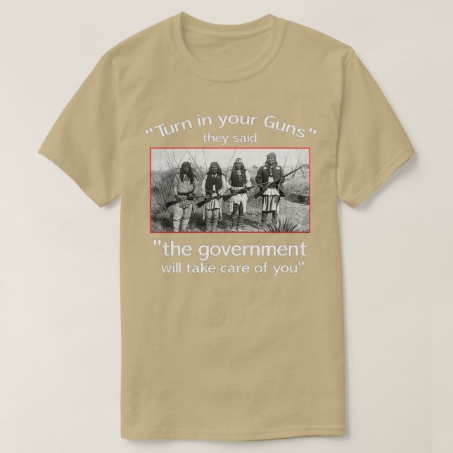 Native American Second Amendment T  T-Shirt (Design vorne)