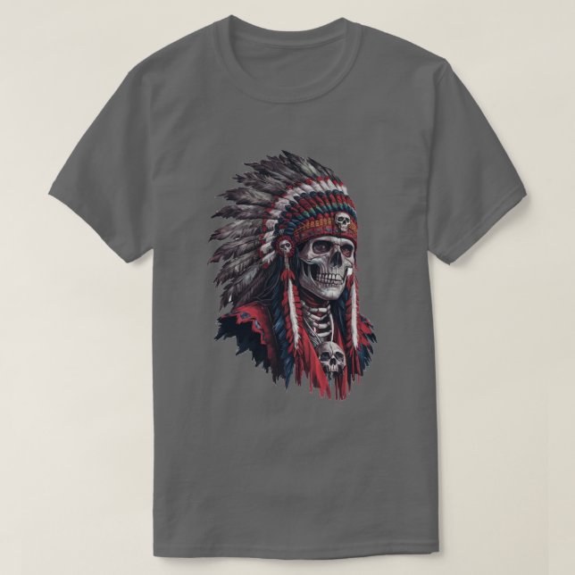 Native American Shaman T-Shirt (Design vorne)