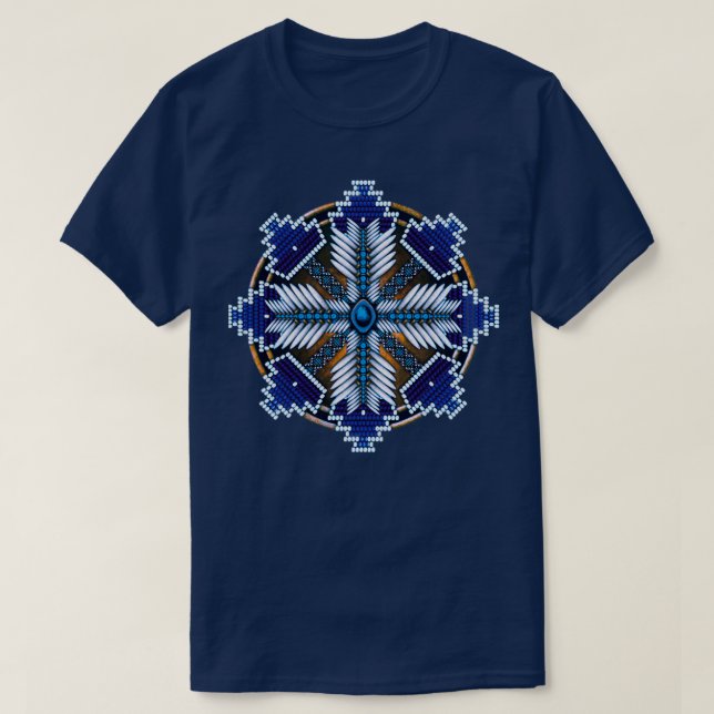 Native American Style Mandala T-Shirt (Design vorne)