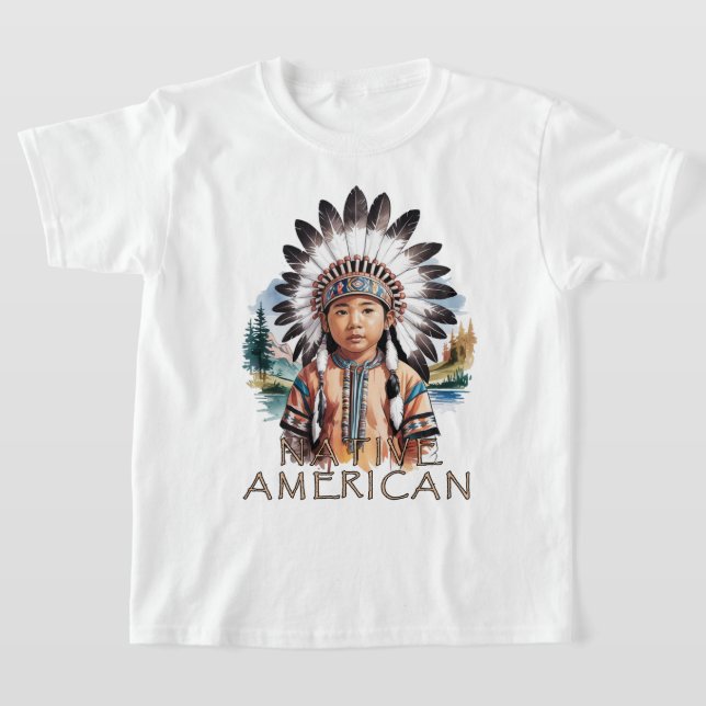 Native American Young Chief T-Shirt (Ablage )