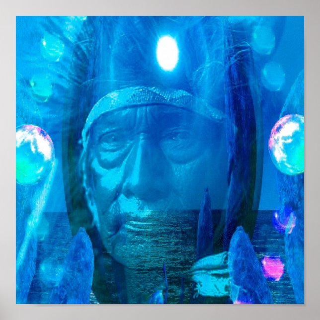 Native American Zauberer Poster (Vorne)