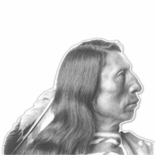 NATIVE AMERIKANER DIE DECAL STICKER