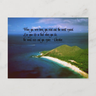 Native Amerikanische Ureinwohner Proverb Postkarte