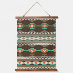 Native Amerikanische Ureinwohner Southwest Art Wal Wandteppich Mit Holzrahmen