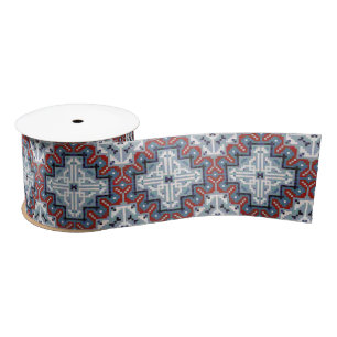 Native Amerikanischen Ureinwohners Navajo Pattern Satinband