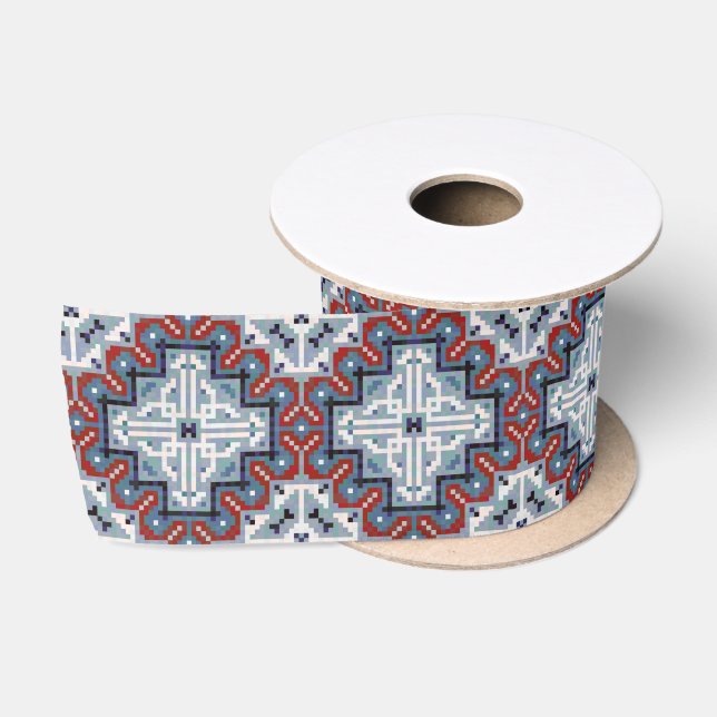 Native Amerikanischen Ureinwohners Navajo Pattern Satinband (Spule)