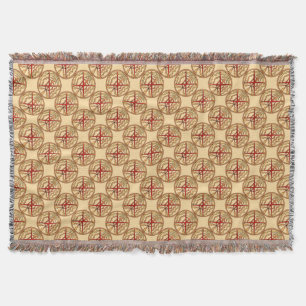 Native Art Blanket Spirituelle Tribal Throw Blanke Decke