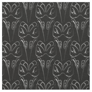 Native Art Fabric Eagle Totem Pole Stammwerk Stoff