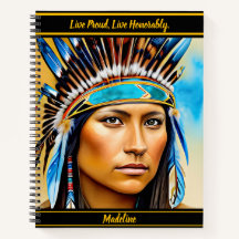 Native Art Notebook: Tribal Elegance