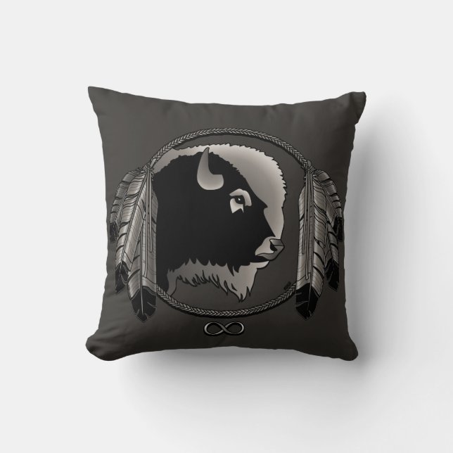 Native Art Pillow Personalisiert Tribal Throw Kiss Kissen (Vorderseite)