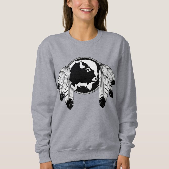 Native Art Sweatshirt Tribal Spirit Animal Shirts (Vorderseite)