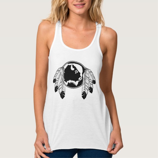 Native Art Tank Top Women's Spirit Wildlife Shirts (Vorderseite)