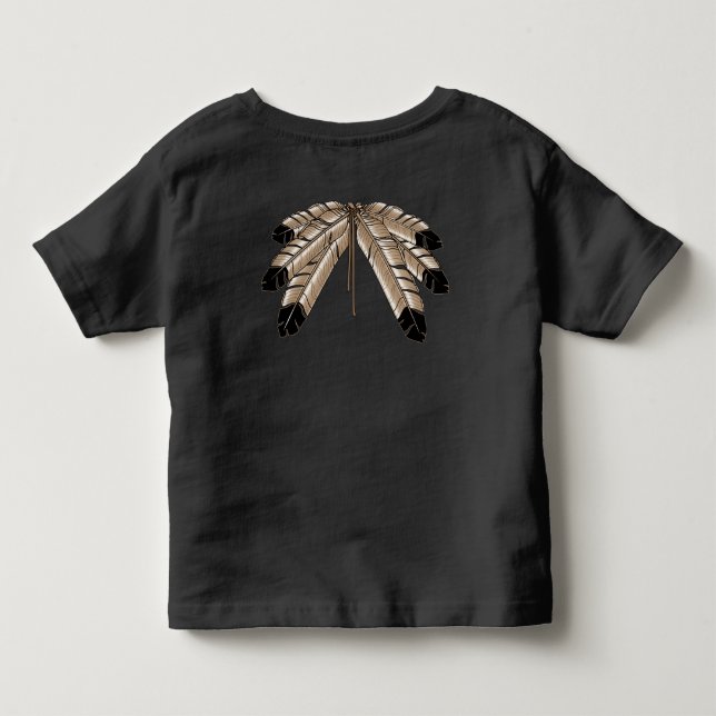 Native Baby Shirt First Nations Fether Baby Shirt (Rückseite)