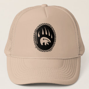 Native Bear Art Casquettes Casquettes Tribal Wildl
