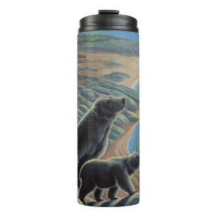 Native Bear Art Tumbler Tasse Polar Bear Trinkbehä