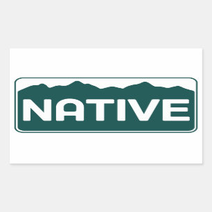 Native Colorado Sticker