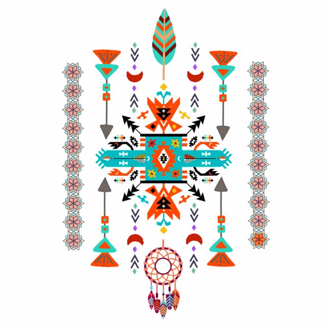 Native-Design-Magnet Fotoskulptur Magnet (Vorne)