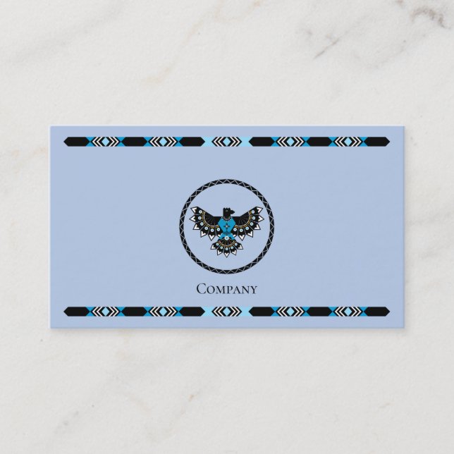 Native Eagle Business Card Visitenkarte (Vorderseite)