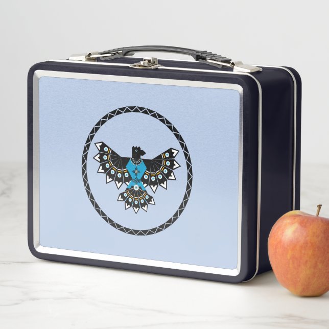 Native Eagle Metal Lunchbox (Beispiel)