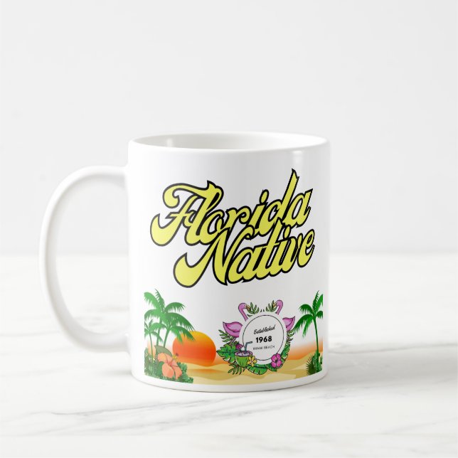 NATIVE FLORIDA - gegründet 1968 Kaffeetasse (Links)