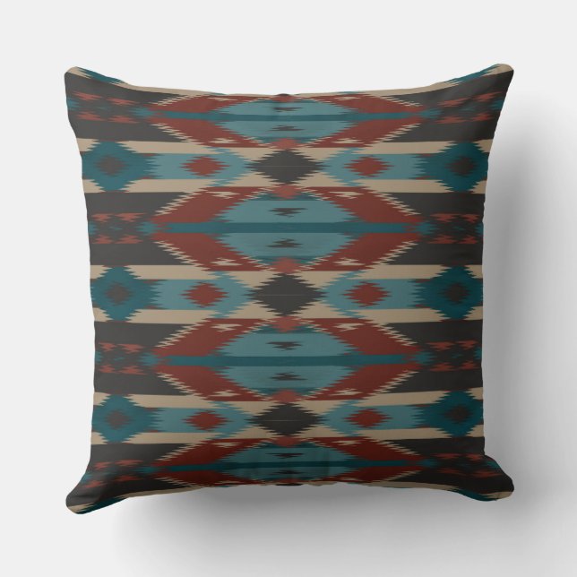 Native Geometric Kissen (Rückseite)