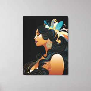 NATIVE INSPIRATION #3 LEINWANDDRUCK