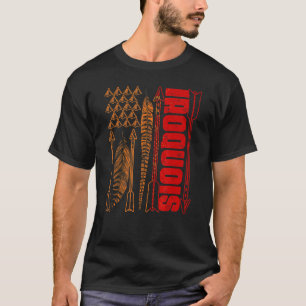 Native Iroquois Flag Native Pride Amerikanische Ur T-Shirt