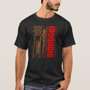 Native Iroquois Flag Native Pride Amerikanische Ur T-Shirt