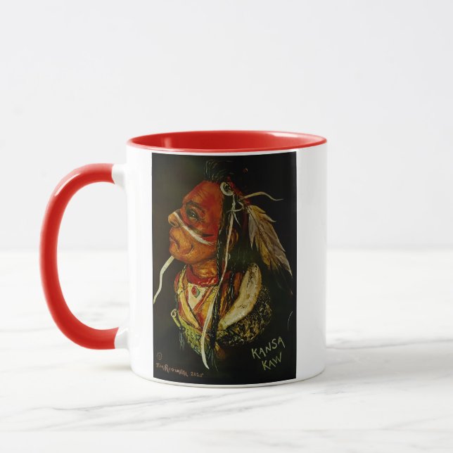 Native "Kaw" Mug Tasse (Links)