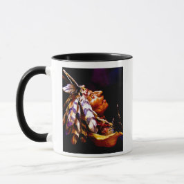 "Native Medicine" original art Tasse