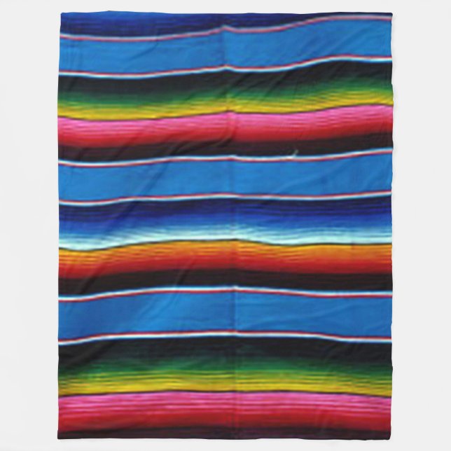 NATIVE MEXIKANISCHE (simulierte) Fleece Blankets (Vorderseite)