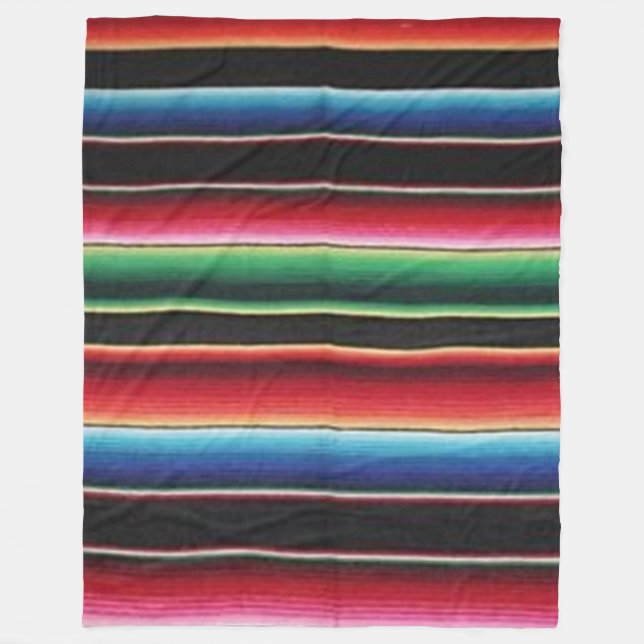 NATIVE MEXIKANISCHE (simulierte) Fleece Blankets (Vorderseite)
